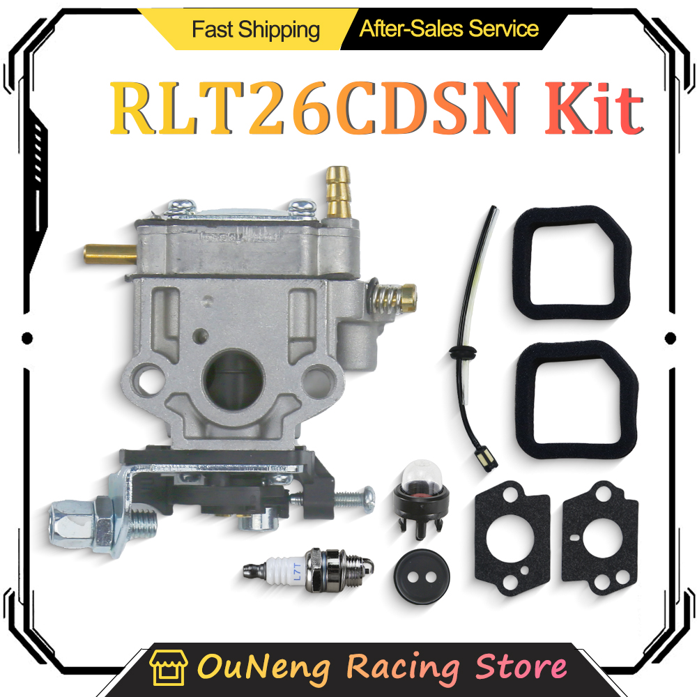 Gardening Tools Bundle - Lawn Mower Carburetor Kit with Fuel