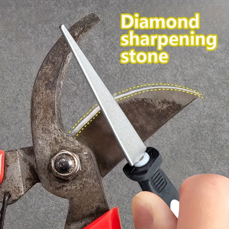 Gardening Tools On Sale - Diamond Sharpener Sharpener Metal Double Sand