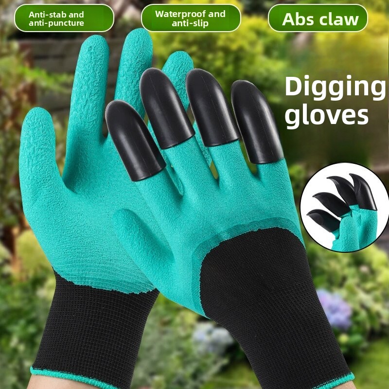 Gardening Tools Gloves - Horticultural Gloves with Claws, Garden Vegetable