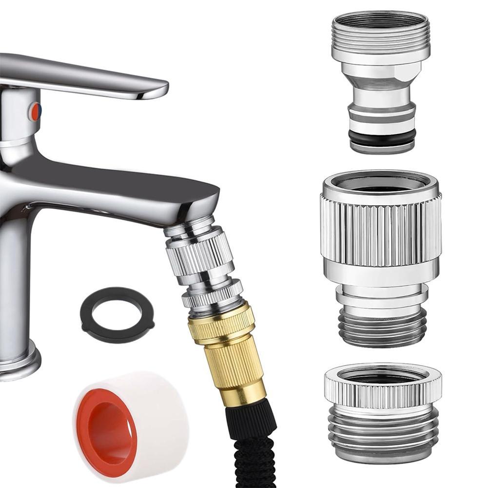 Gardening Tools Bundle - Faucet Adapter Set for Garden Hose