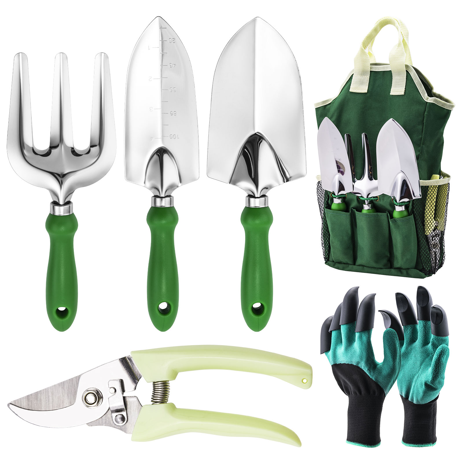 Gardening Tools Gloves - Goture Gardening Tools Set Including Garden