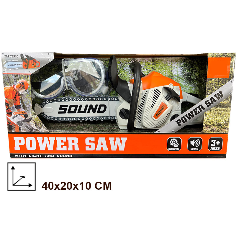 Toy Chainsaw with Goggles Chil - Gardening Tools For 8 Year Olds review and price