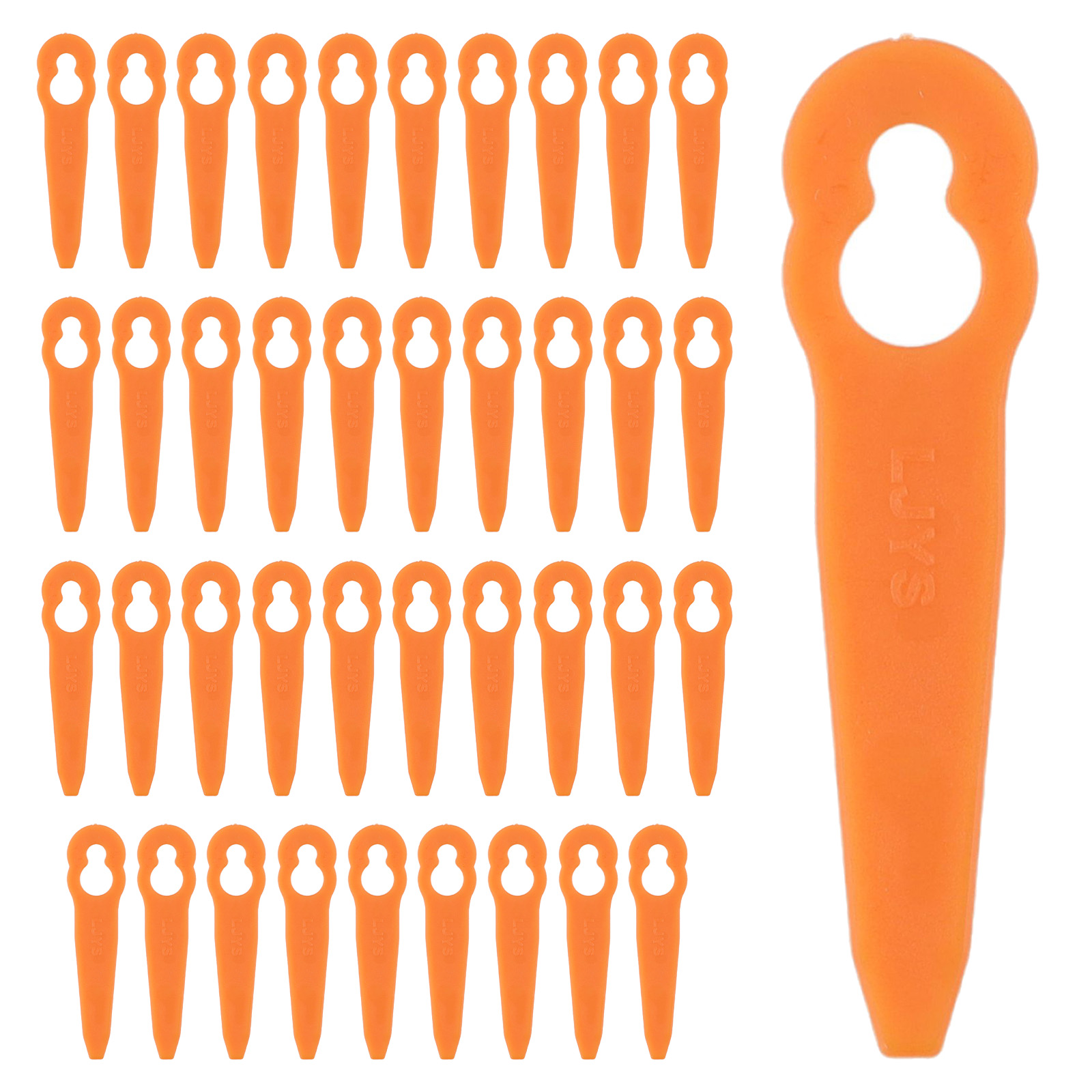 40pcs Plastic Lawn Mower Blade - Gardening Tools High Quality review and price