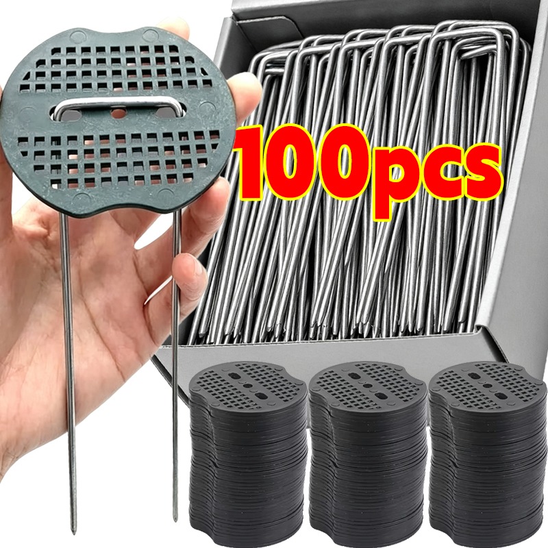 U-type Garden Staples Plastic  - Gardening Tools Types review and price