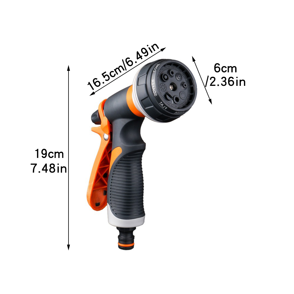 8 Pattern Garden Water Gun Hos - Gardening Tools Types review and price