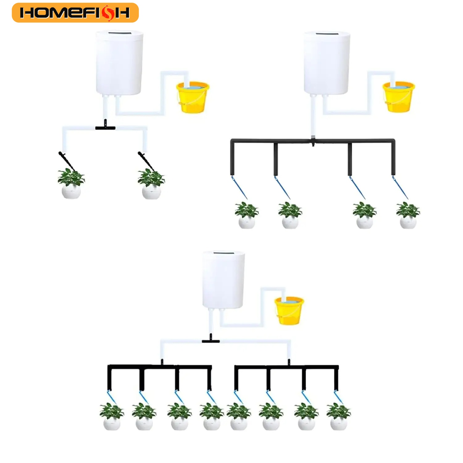 HOMEFISH Automatic Plant Flowe - Gardening Tools Kit For Home Garden review and price