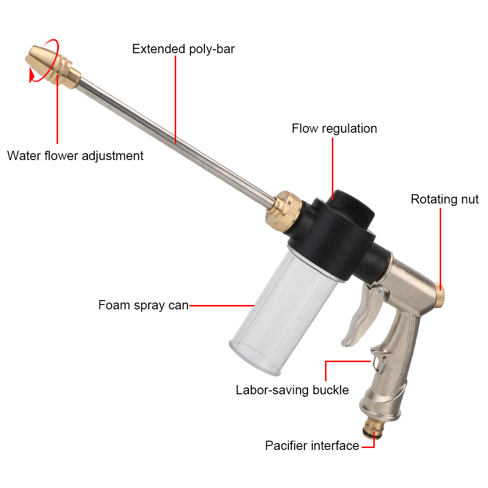 Long Foam Washer Car High Pres - Gardening Tools Types review and price