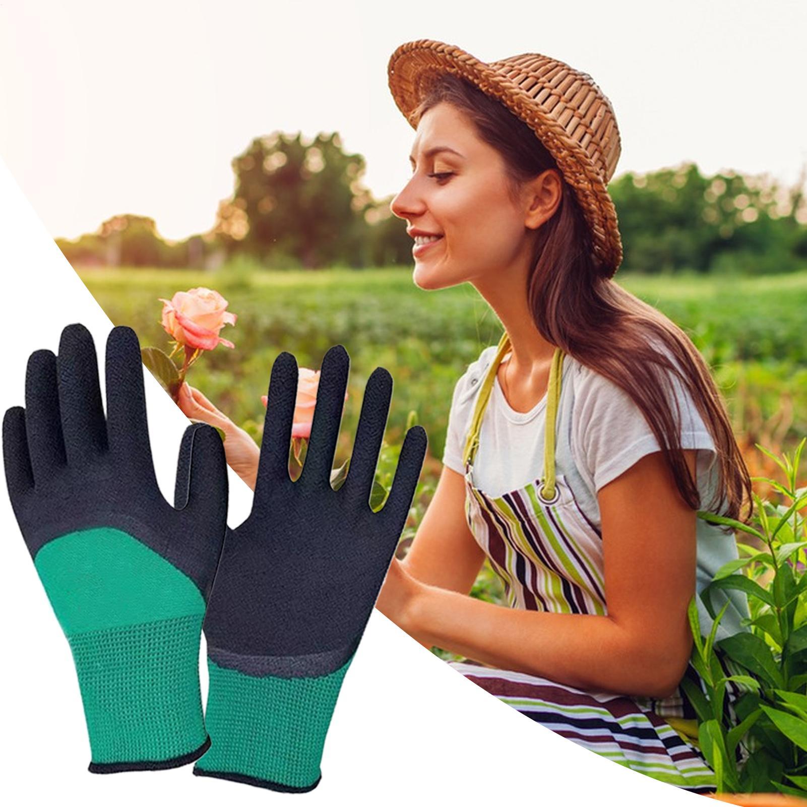 1Pair of Gardening Gloves Rubb - Gardening Tools Gloves review and price