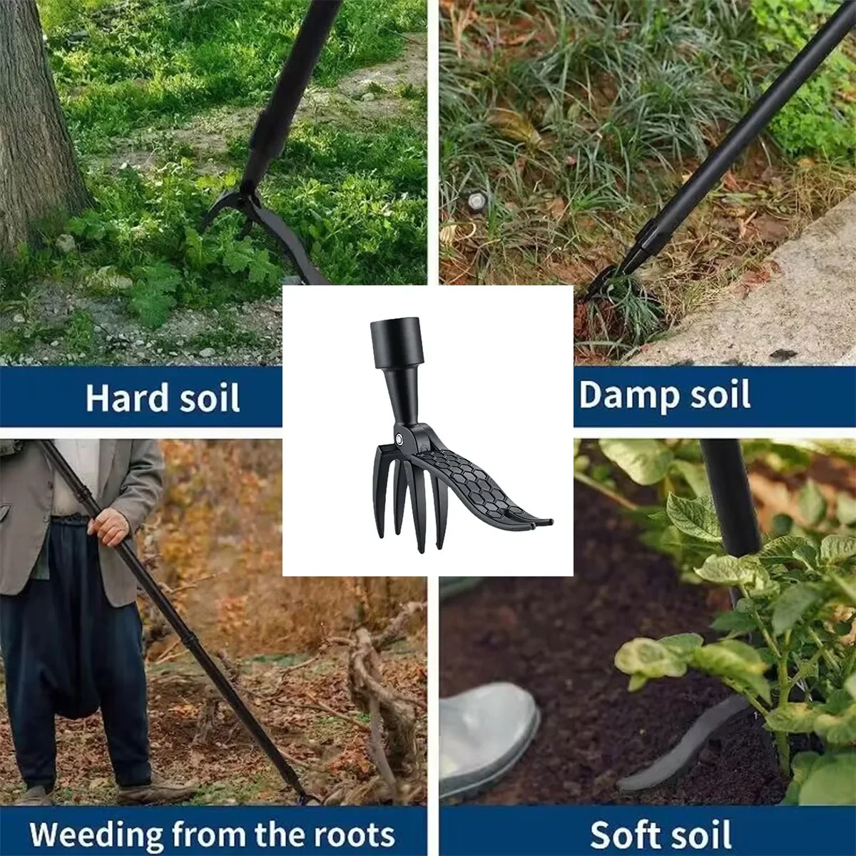 Stand Up Weed Puller Tool with - Gardening Tools Usa review and price