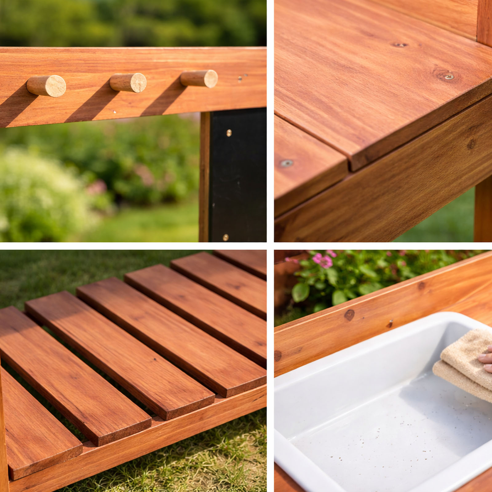 Wooden Potting Benches For Chi - Gardening Tools Wooden review and price