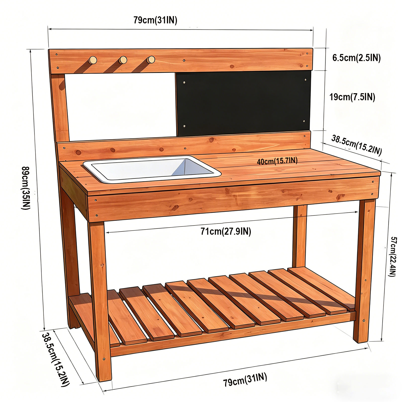 Wooden Potting Benches For Chi - Gardening Tools Wooden review and price