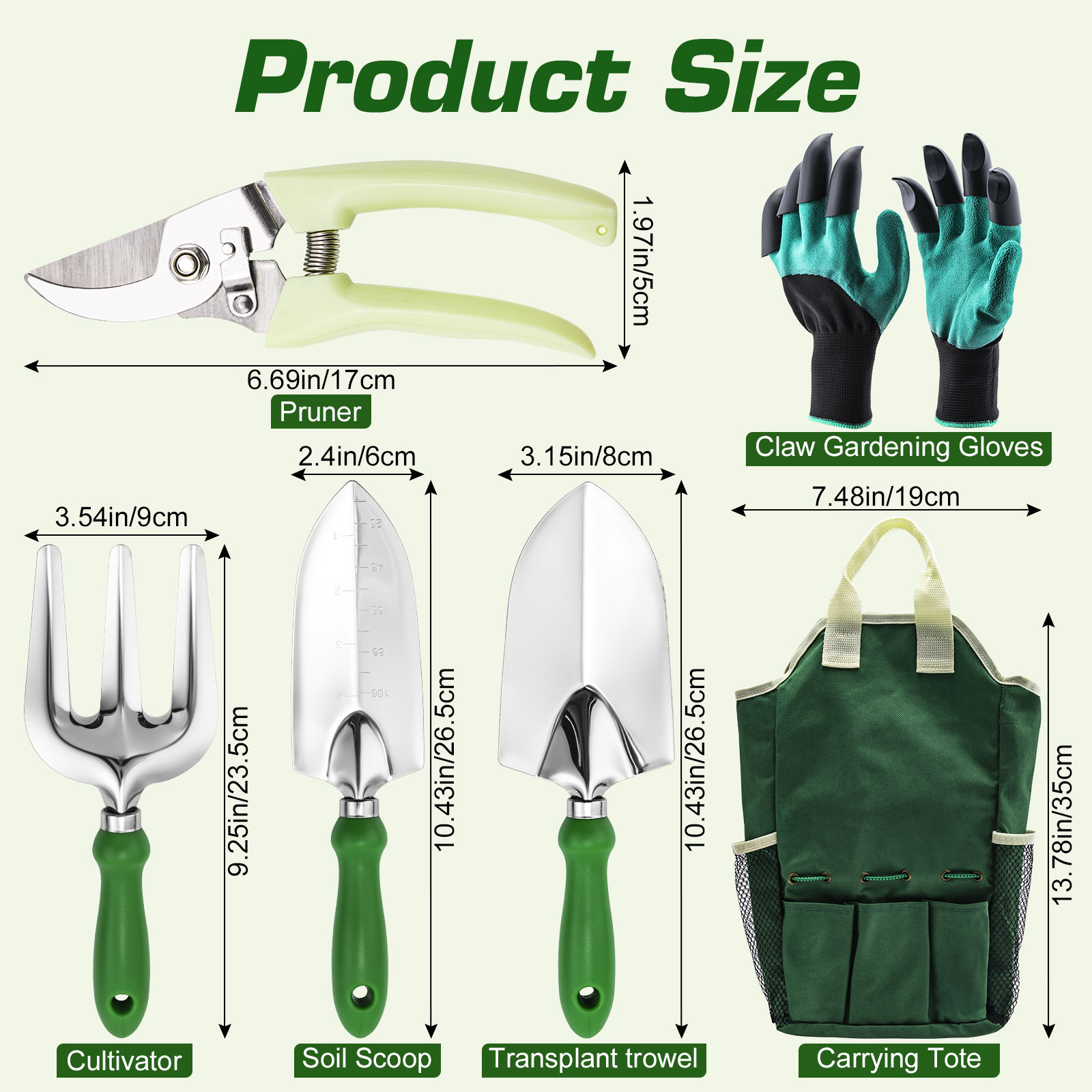 Goture Gardening Tools Set Inc - Gardening Tools Gloves review and price