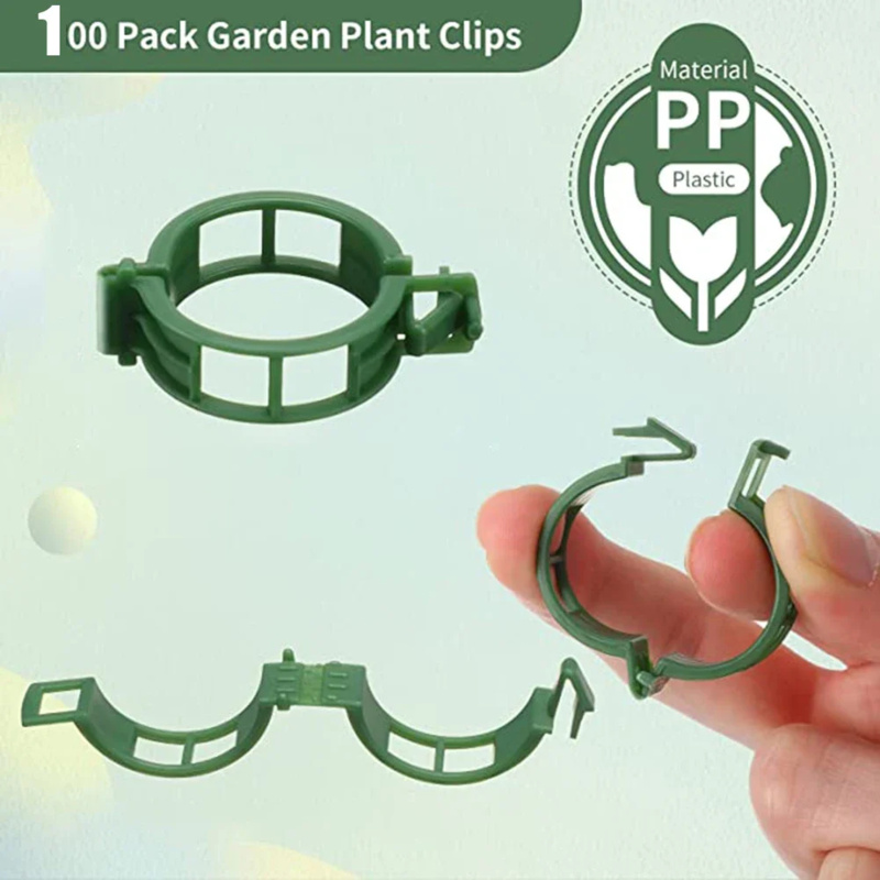 100 PCS/ Plant Support Clip Pl - Gardening Tools Usa review and price