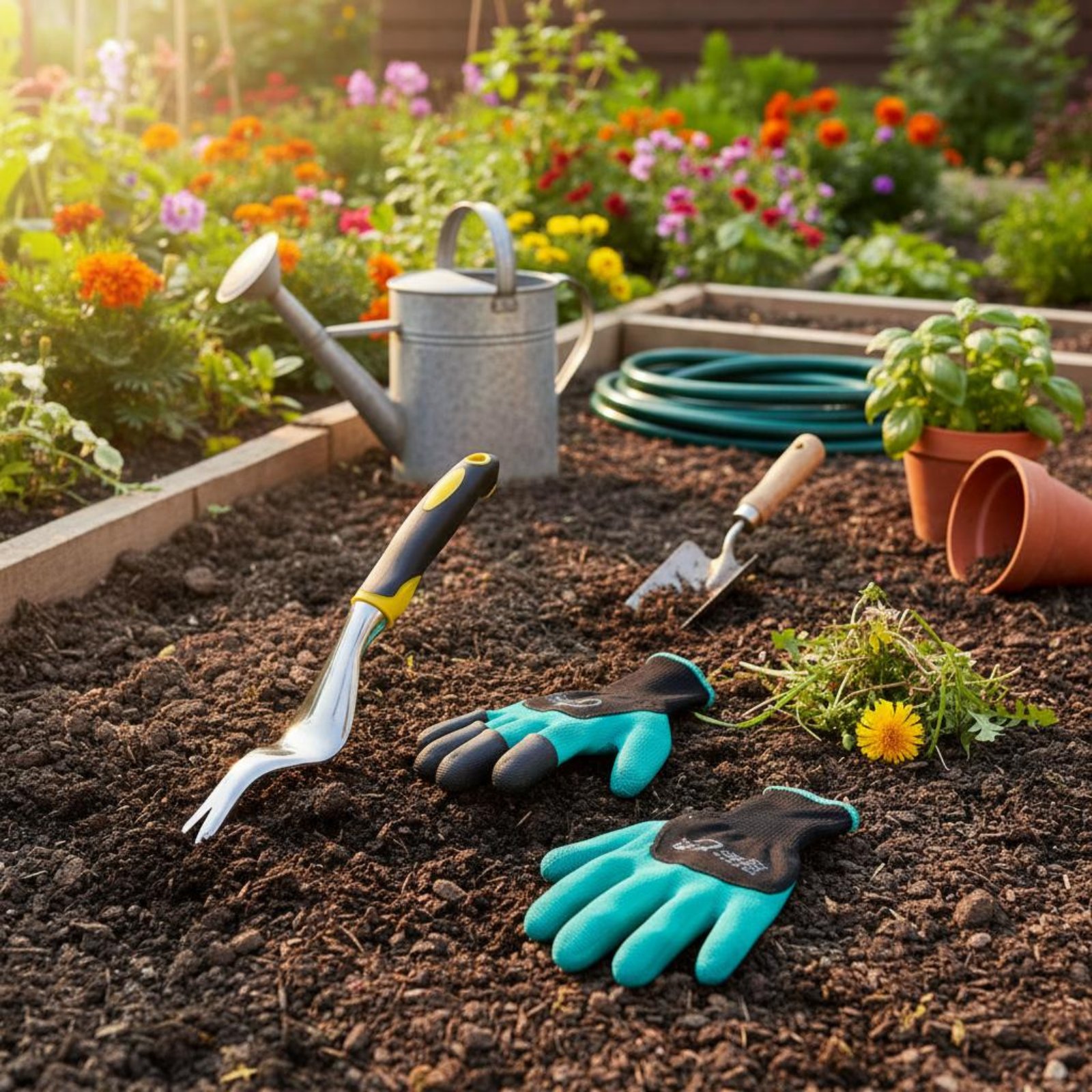 Garden Weeder with Gloves Deep - Gardening Tools Gloves review and price