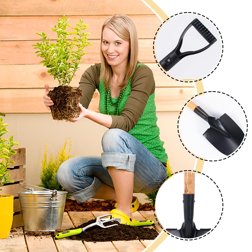 36cm Garden Shovel WIth Wooden - Gardening Tools For 8 Year Olds review and price