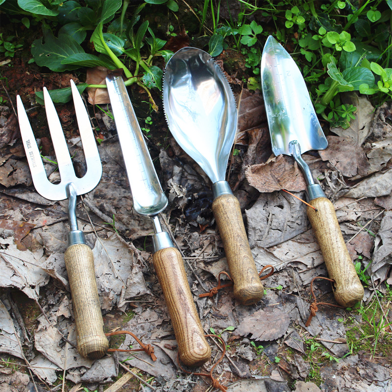 8-Piece Stainless Steel Garden - Gardening Tools Wooden review and price