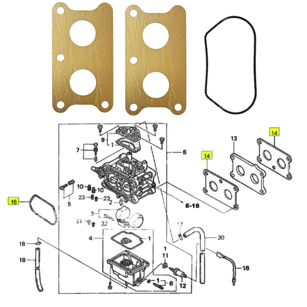 FOR HONDA  GXV530 GCV530 Engin - Gardening Tools Bundle review and price