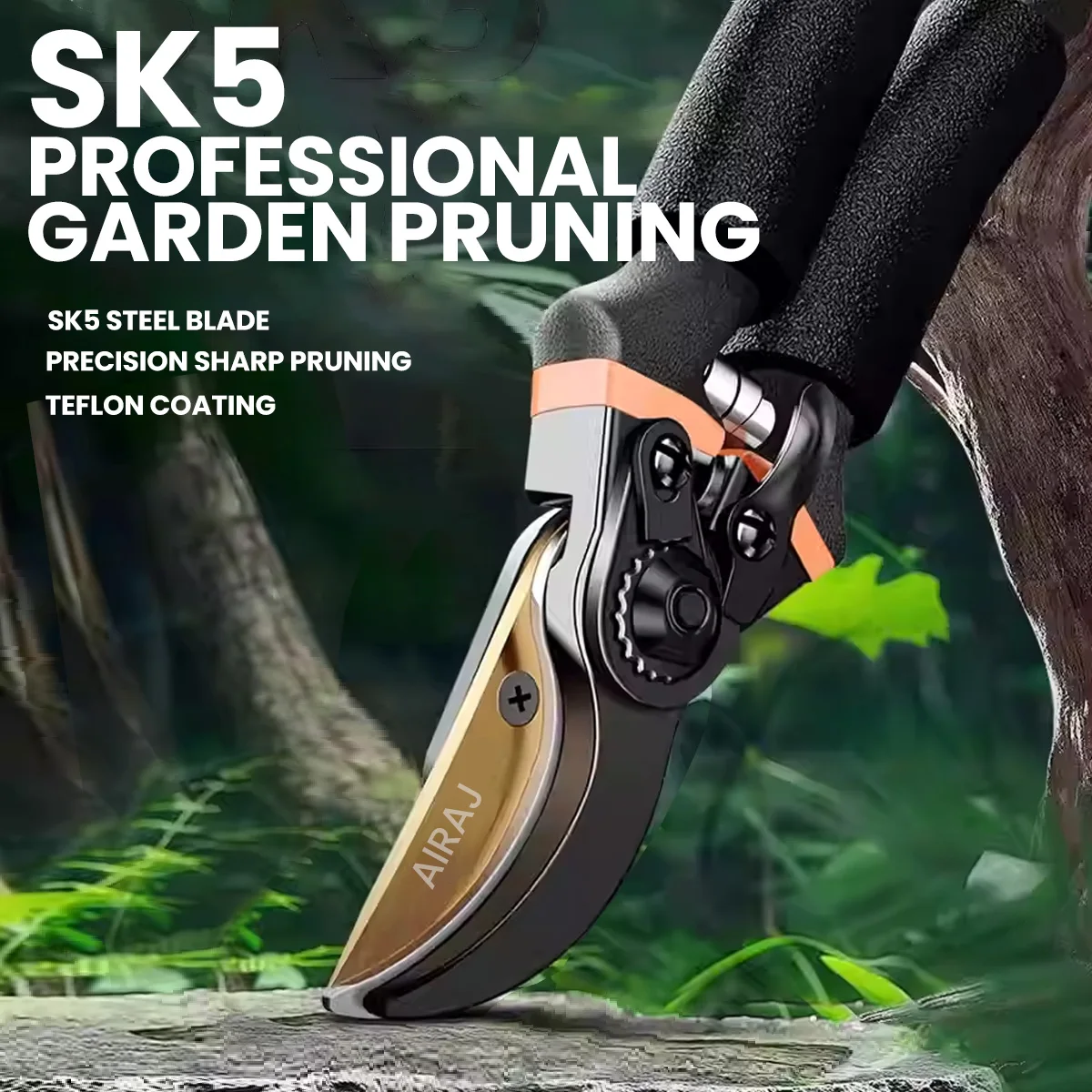 AIRAJ 8.5 Inch Pruner Shears S - Gardening Tools On Sale review and price