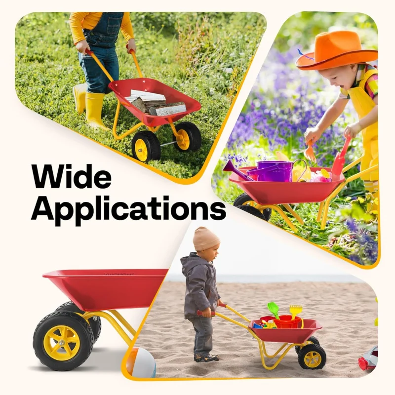 Kids Wheelbarrow Children Gard - Gardening Tools Gift Set review and price