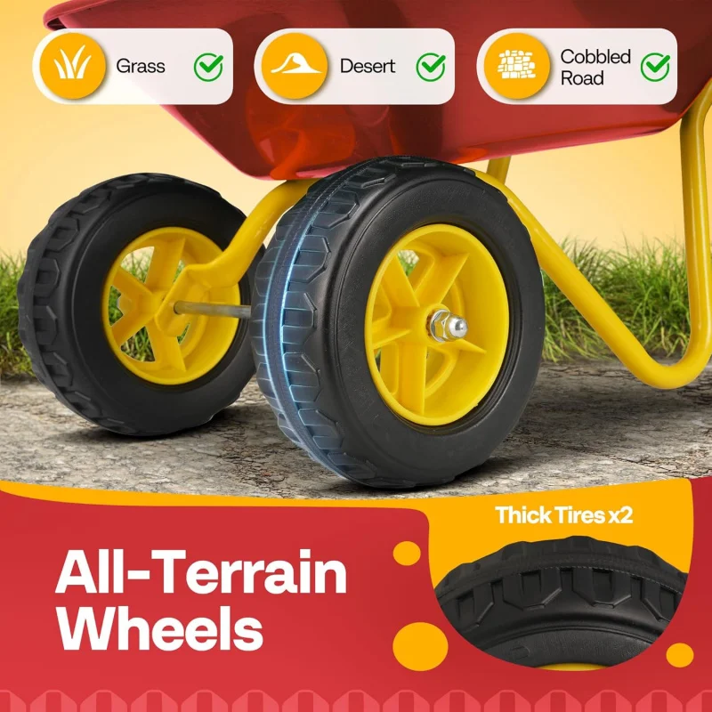 Kids Wheelbarrow Children Gard - Gardening Tools Gift Set review and price