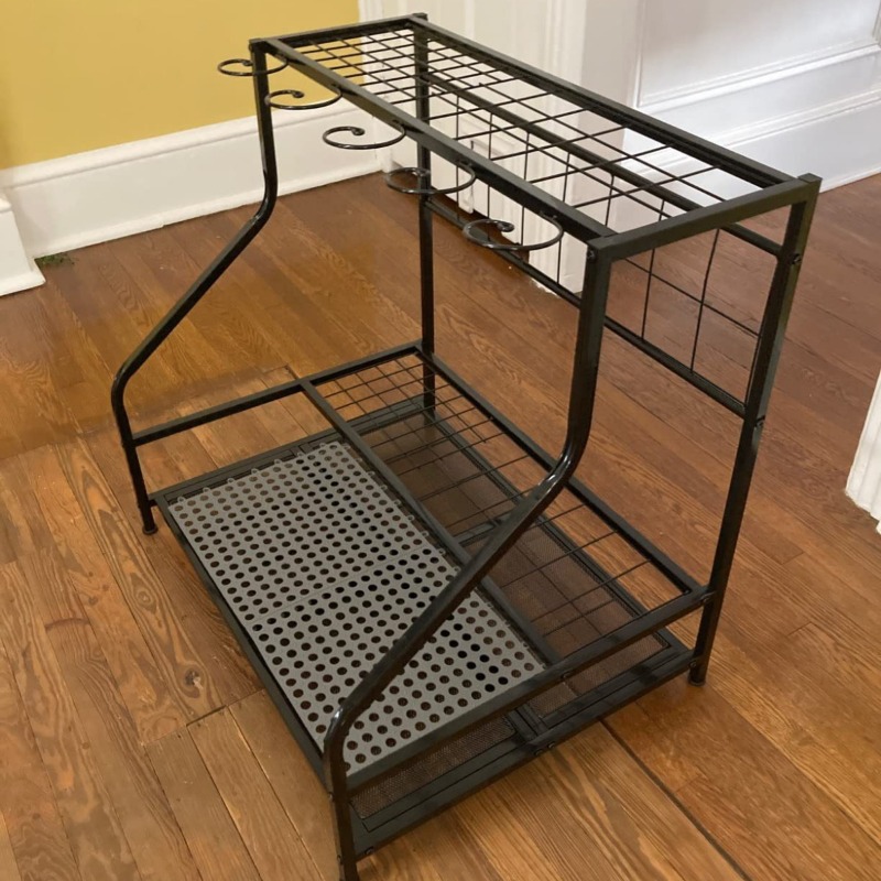 Metal Garden Tool Storage Rack - Gardening Tools Amazon review and price