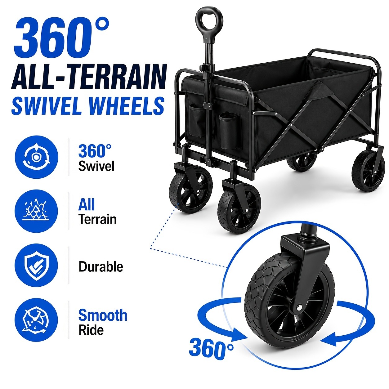 Heavy Duty Foldable All Terrai - Gardening Tools Store review and price